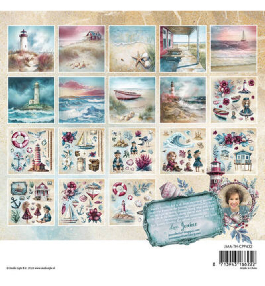 Studio Light Tide of Hope 8x8 Inch Backgrounds & Elements Paper Pad (JMA-TH-CPP432)
