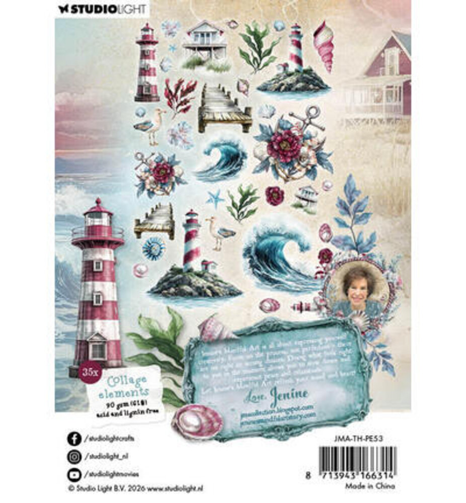 Studio Light Tide of Hope Collage Paper Elements (JMA-TH-PE53)