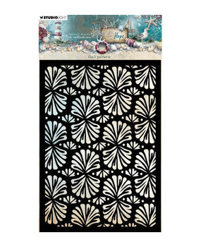 Studio Light Tide of Hope Masking Stencil Shell Pattern (JMA-TH-MASK392)