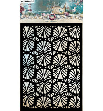 Studio Light Tide of Hope Masking Stencil Shell Pattern (JMA-TH-MASK392)