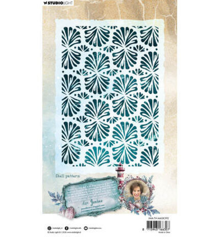 Studio Light Tide of Hope Masking Stencil Shell Pattern (JMA-TH-MASK392)