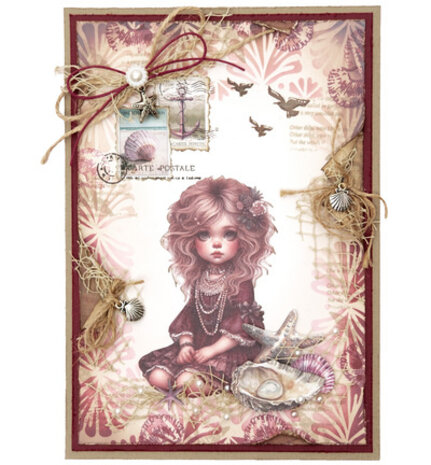 Studio Light Tide of Hope Masking Stencil Shell Pattern (JMA-TH-MASK392)