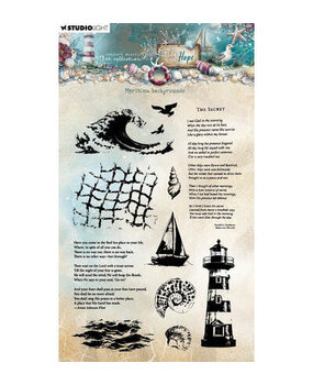 Studio Light Tide of Hope Clear Stamp Maritime Backgrounds (JMA-TH-STAMP931)