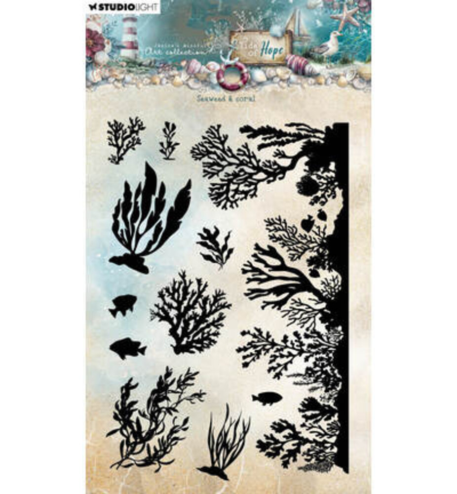 Studio Light Tide of Hope Clear Stamp Seaweed & Coral (JMA-TH-STAMP932)