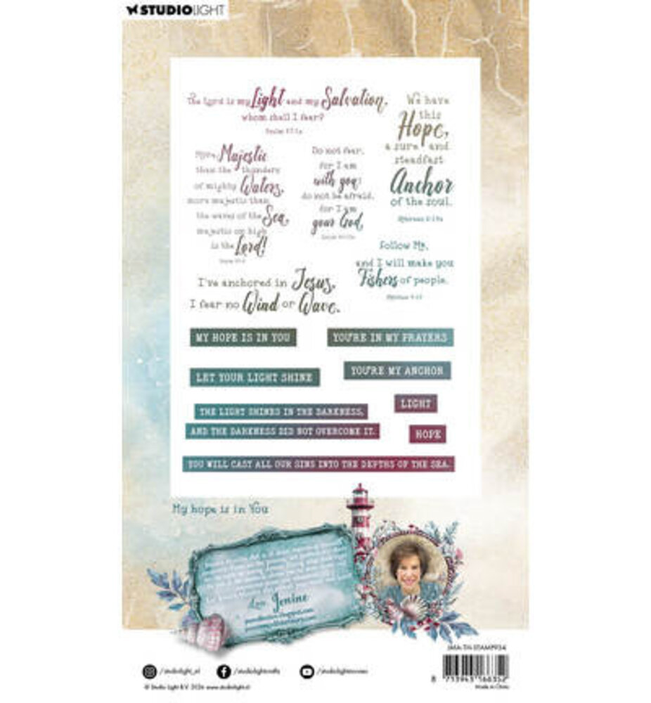 Studio Light Tide of Hope Clear Stamp My hope is in You (JMA-TH-STAMP934)