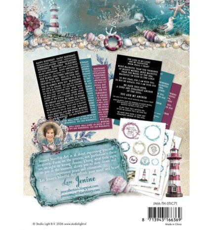 Studio Light Tide of Hope Stickers Stamps & Quotes (JMA-TH-STIC71)