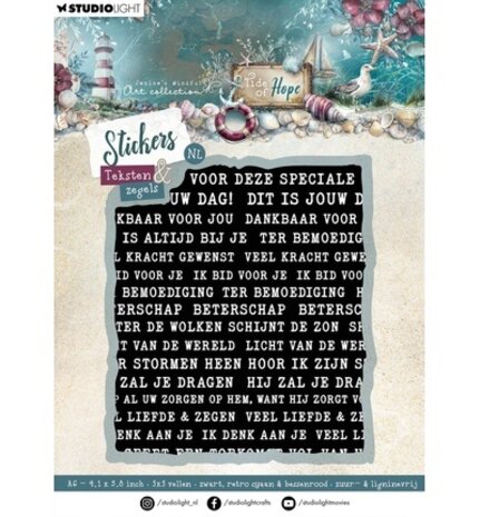 Studio Light Tide of Hope Stickers Zegels & Teksten (JMA-TH-STIC72)