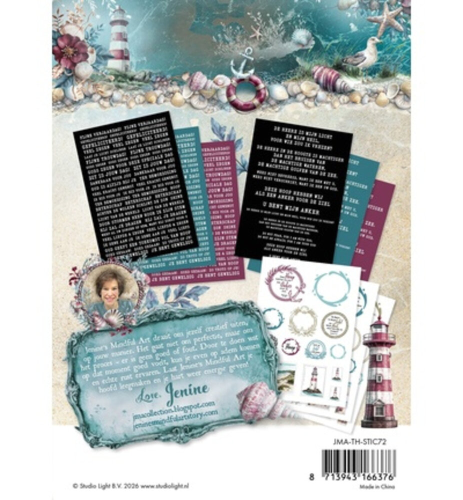 Studio Light Tide of Hope Stickers Zegels & Teksten (JMA-TH-STIC72)