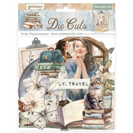 Stamperia Secret Diary Die Cuts (DFLDC128)
