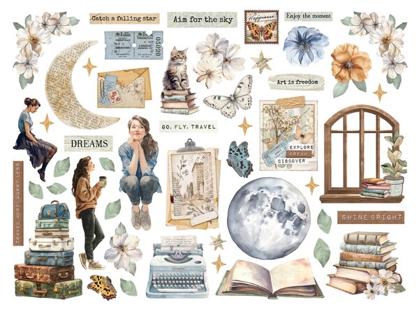 Stamperia Secret Diary Die Cuts (DFLDC128)