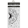 Stamperia Secret Diary Thick Stencil 12x25cm Cosmic Compass (KSTDL150)