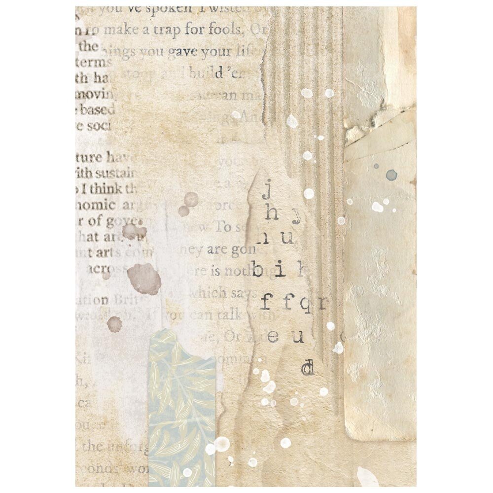 Stamperia Secret Diary A6 Rice Paper Backgrounds (DFSAK6051)