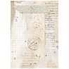 Stamperia Secret Diary A6 Rice Paper Backgrounds (DFSAK6051)