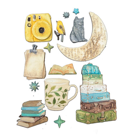 Stamperia Secret Diary A5 Silicon Mould (KACMA605)