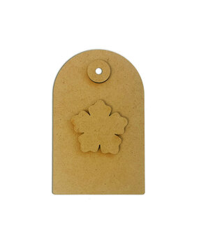 Stamperia Secret Diary MDF Crafty Shapes Blank Tag (KLSM86)