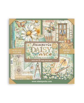 Stamperia Daisy Art 12x12 Inch Single Face Paper Pack (SBBXLB34)