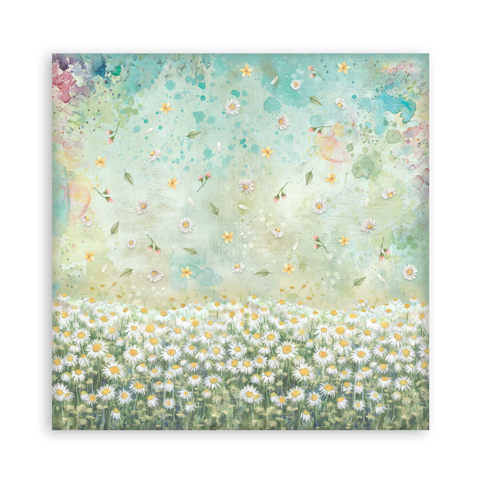 Stamperia Daisy Art 12x12 Inch Single Face Paper Pack (SBBXLB34)