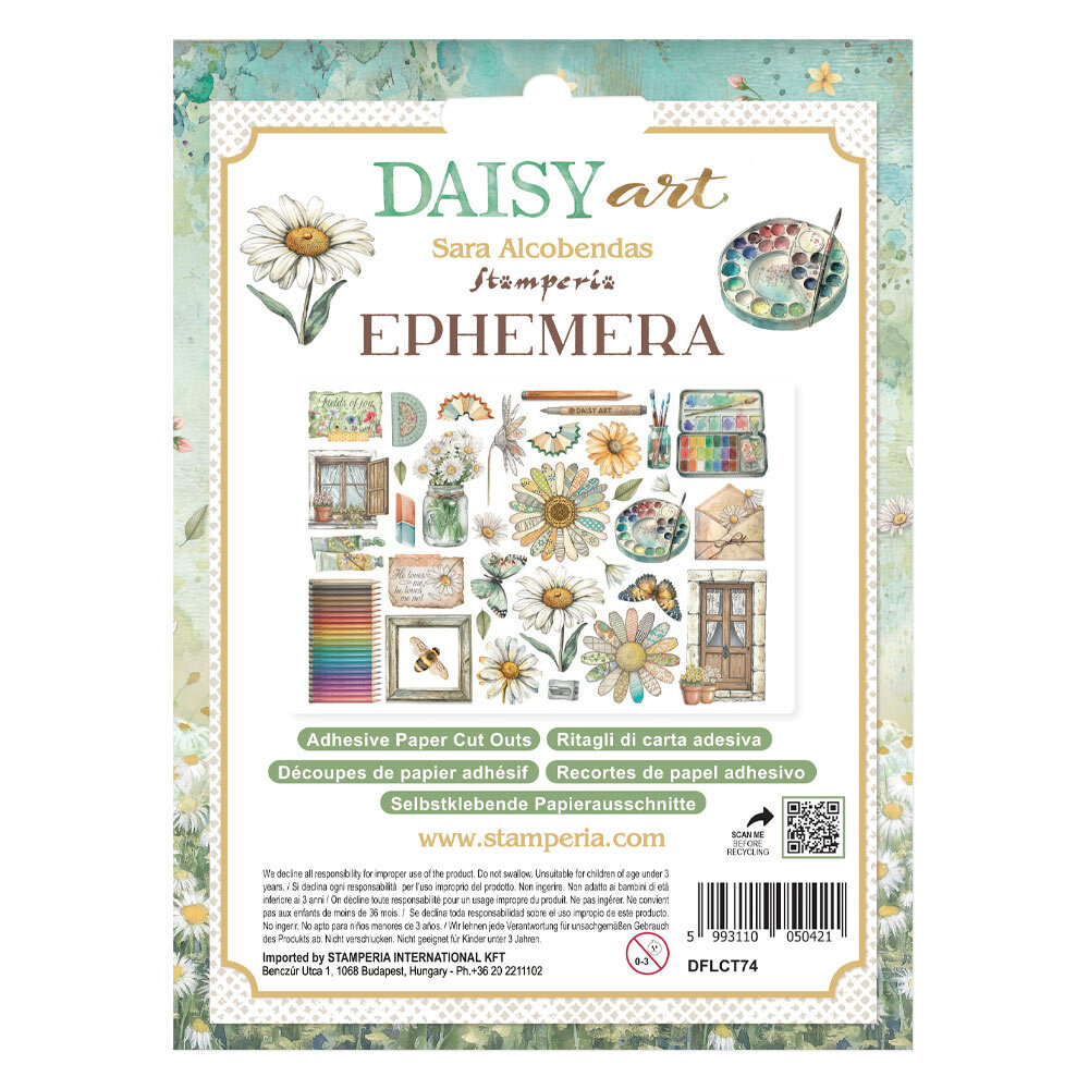 Stamperia Daisy Art Ephemera (DFLCT74)