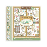 Stamperia Daisy Art 6x6 Inch Rub-On Assortment (DFLRBX08)