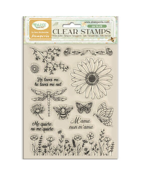 Stamperia Daisy Art Clear Stamp (WTK236)