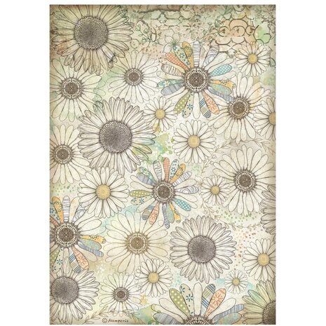 Stamperia Daisy Art A4 Rice Paper Selection (DFSA4XDS)