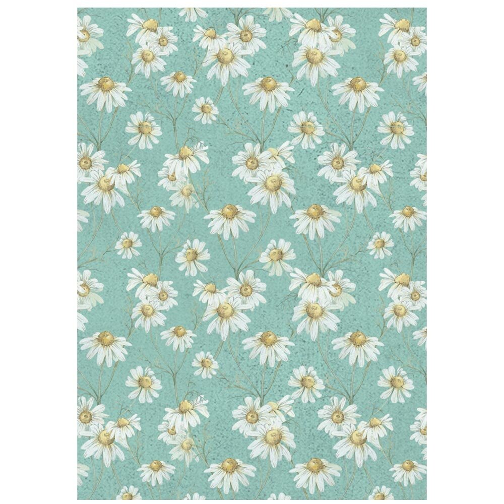 Stamperia Daisy Art A6 Rice Paper Backgrounds (DFSAK6050)
