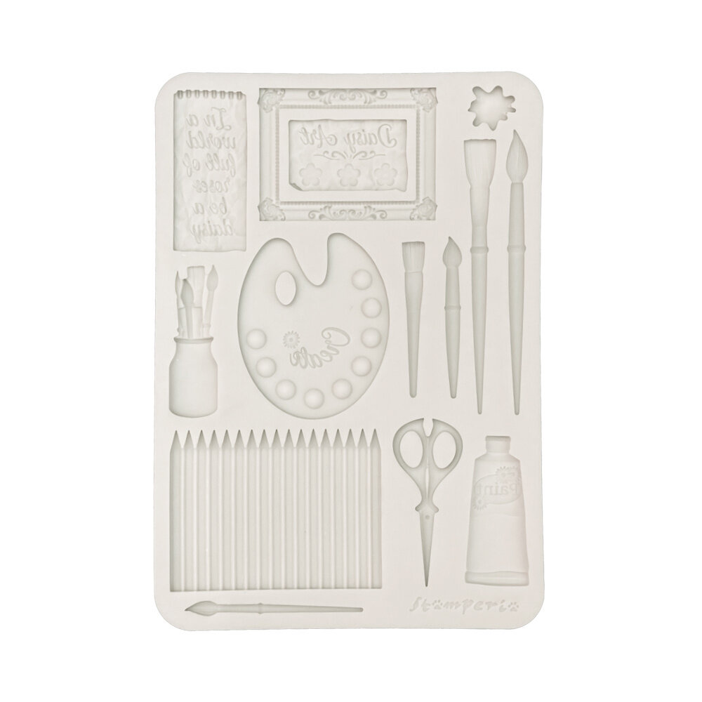 Stamperia Daisy Art A5 Silicon Mould Creative Art (KACMA604)