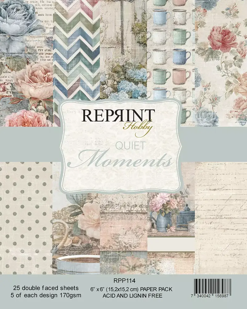Reprint Quiet Moments 6x6 Inch Paper Pack (RPP114)
