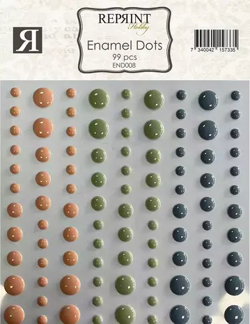 Reprint PRE-ORDER Quiet Moments Enamel Dots (END008)