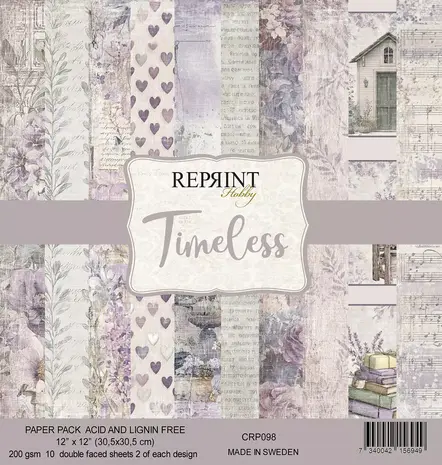 Reprint Timeless 12x12 Inch Paper Pack (CRP098)