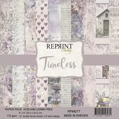 Reprint PRE-ORDER Timeless 8x8 Inch Paper Pack (RPM077)