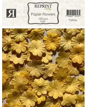 Reprint PRE-ORDER Paper Flowers Yellow (FL009)