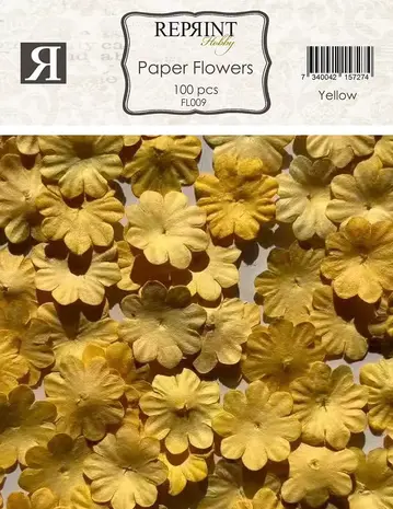 Reprint PRE-ORDER Paper Flowers Yellow (FL009)