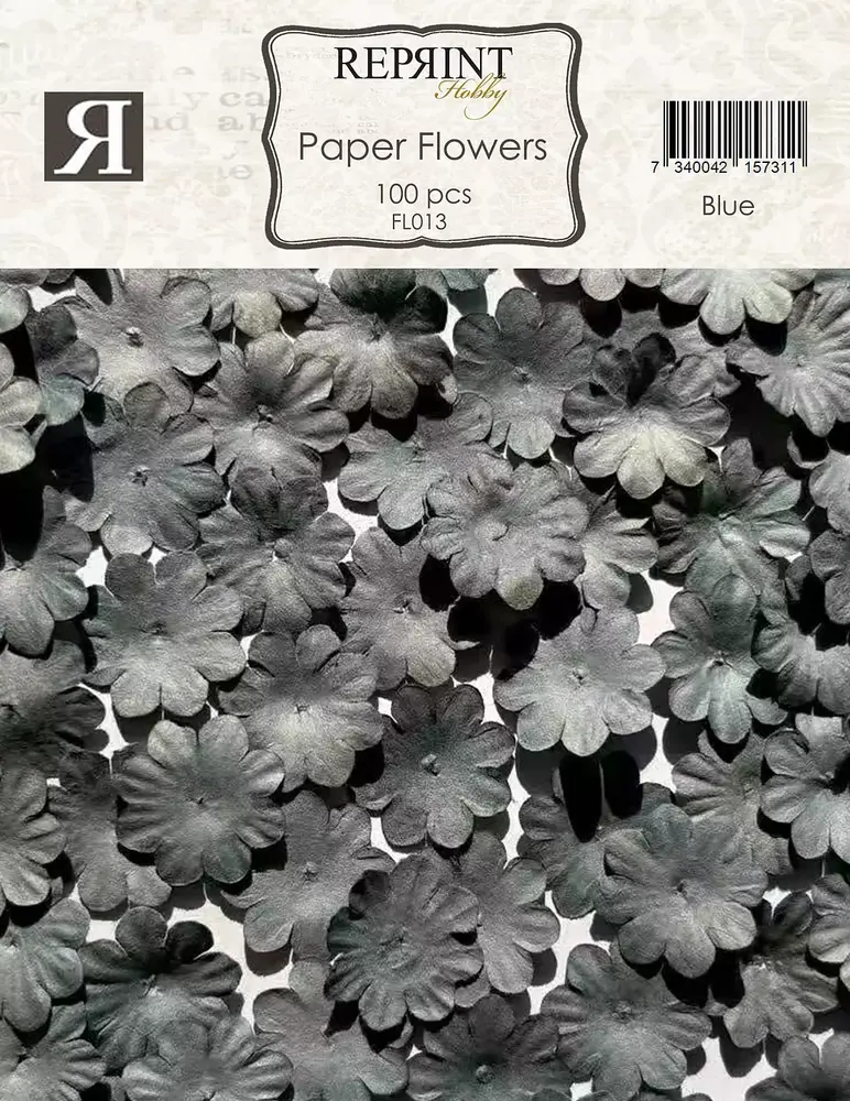 Reprint PRE-ORDER Paper Flowers Blue (FL013)