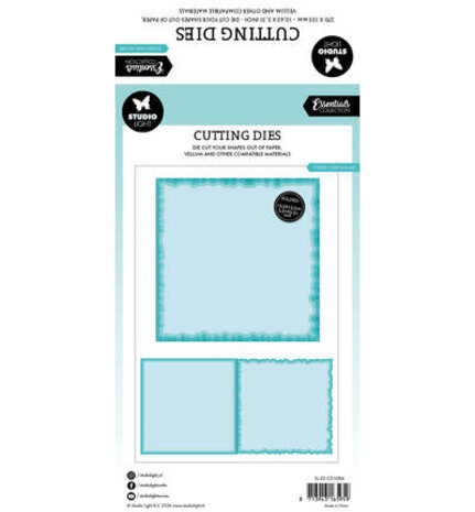 Studio Light Essentials Snijmal Torn Edge Cardshape Square (SL-ES-CD1084) Studio Light Essentials Snijmal Torn Edge Cardshape Square (SL-ES-CD1084)