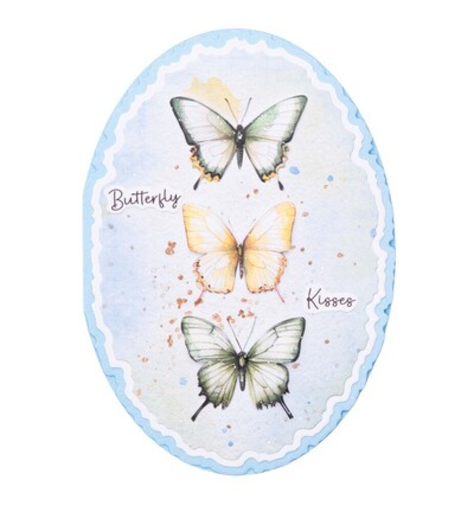 Studio Light Essentials Snijmal Torn Edge Card Stand Oval (SL-ES-CD1087)