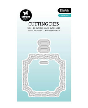 Studio Light PRE-ORDER Essentials Snijmal Torn Edge Tag Square (SL-ES-CD1088)