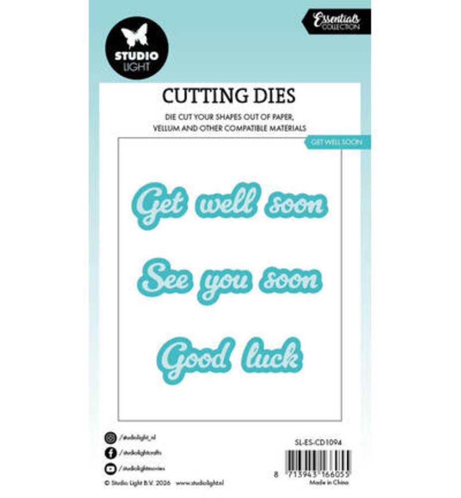 Studio Light Essentials Snijmal Get Well Soon (SL-ES-CD1094)