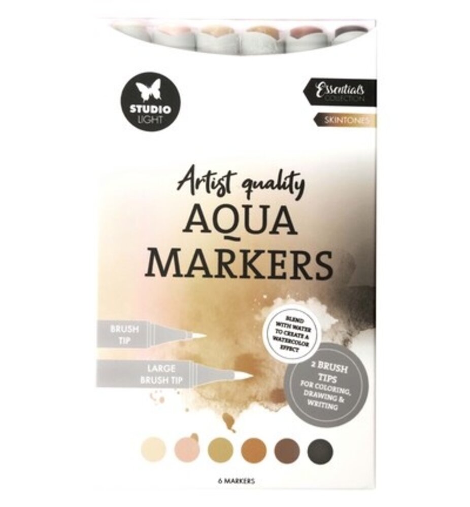 Studio Light Aqua Markers Skintones (SL-CO-MARK50)