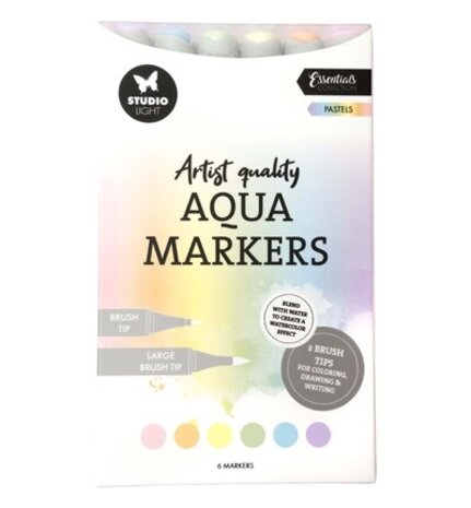 Studio Light PRE-ORDER Aqua Markers Pastels (SL-CO-MARK51) Studio Light PRE-ORDER Aqua Markers Pastels (SL-CO-MARK51)