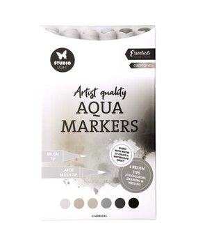 Studio Light Aqua Markers Greytones (SL-CO-MARK52)