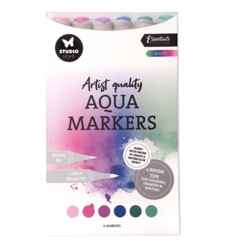 Studio Light PRE-ORDER Aqua Markers Disco (SL-CO-MARK55)
