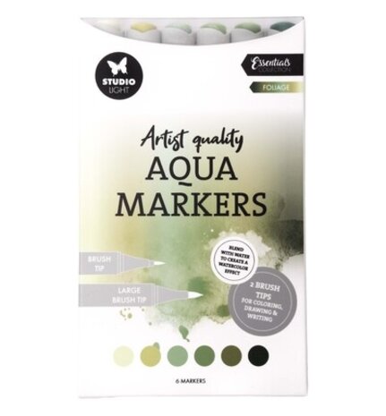 Studio Light Aqua Markers Foliage (SL-CO-MARK58) Studio Light Aqua Markers Foliage (SL-CO-MARK58)