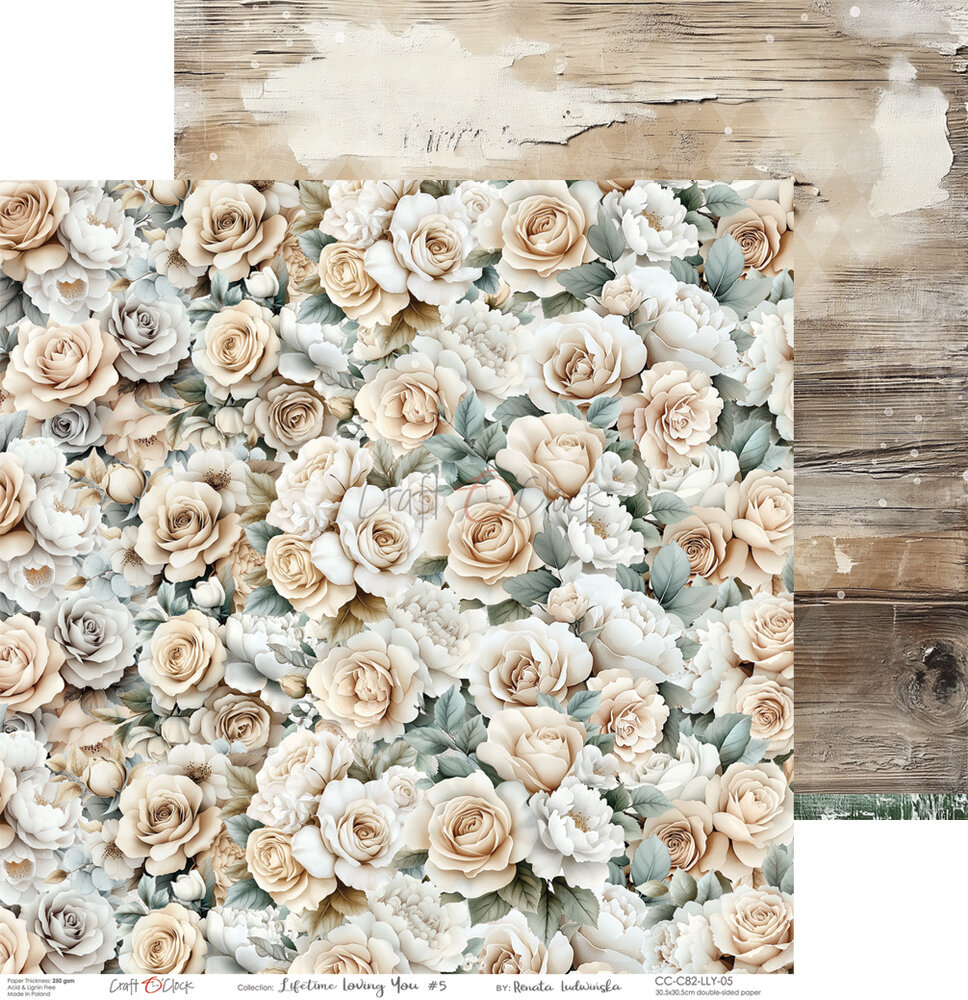 Craft O'Clock PRE-ORDER Lifetime Loving You 12x12 Inch Paper Set (CC-C82-LLY-00) Craft O'Clock PRE-ORDER Lifetime Loving You 12x12 Inch Paper Set (CC-C82-LLY-00)