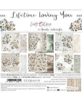 Craft O'Clock PRE-ORDER Lifetime Loving You 6x6 Inch Paper Set (CC-C82-LLY-10) Craft O'Clock PRE-ORDER Lifetime Loving You 6x6 Inch Paper Set (CC-C82-LLY-10)