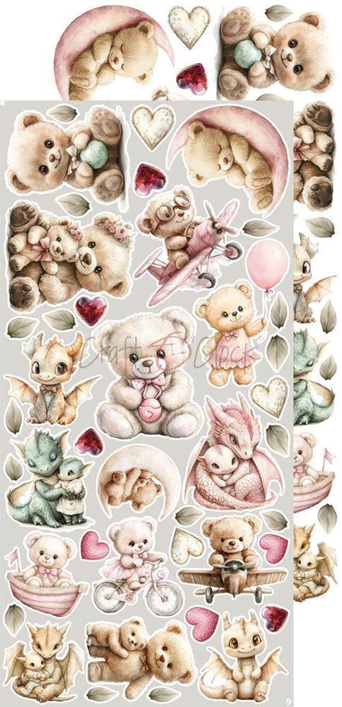 Craft O'Clock PRE-ORDER Baby Girl Universe Extras Set Flowers & More (CC-C83-BGU-11)