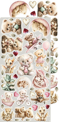 Craft O'Clock Baby Girl Universe Extras Set Flowers & More (CC-C83-BGU-11)