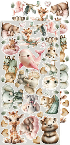 Craft O'Clock PRE-ORDER Baby Girl Universe Extras Set Flowers & More (CC-C83-BGU-11)