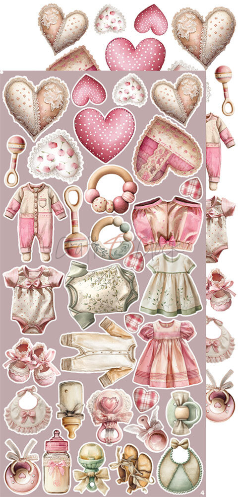 Craft O'Clock Baby Girl Universe Extras Set Baby Girl (CC-C83-BGU-12)
