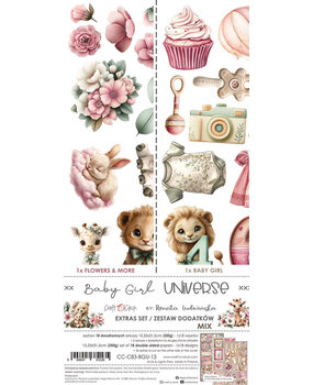 Craft O'Clock Baby Girl Universe Extras Set Mix (CC-C83-BGU-13)